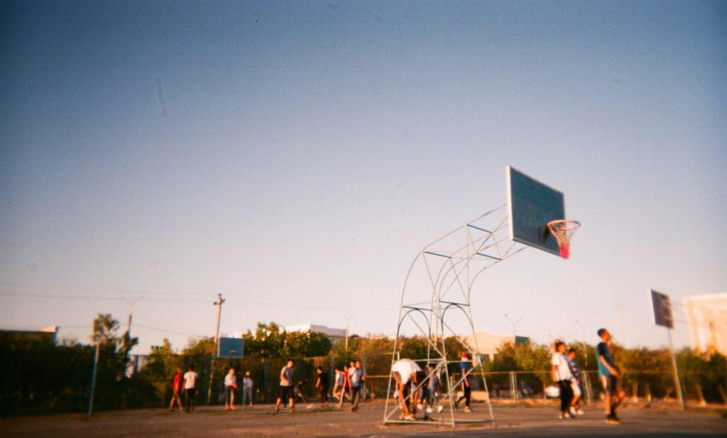 people playing basketball
